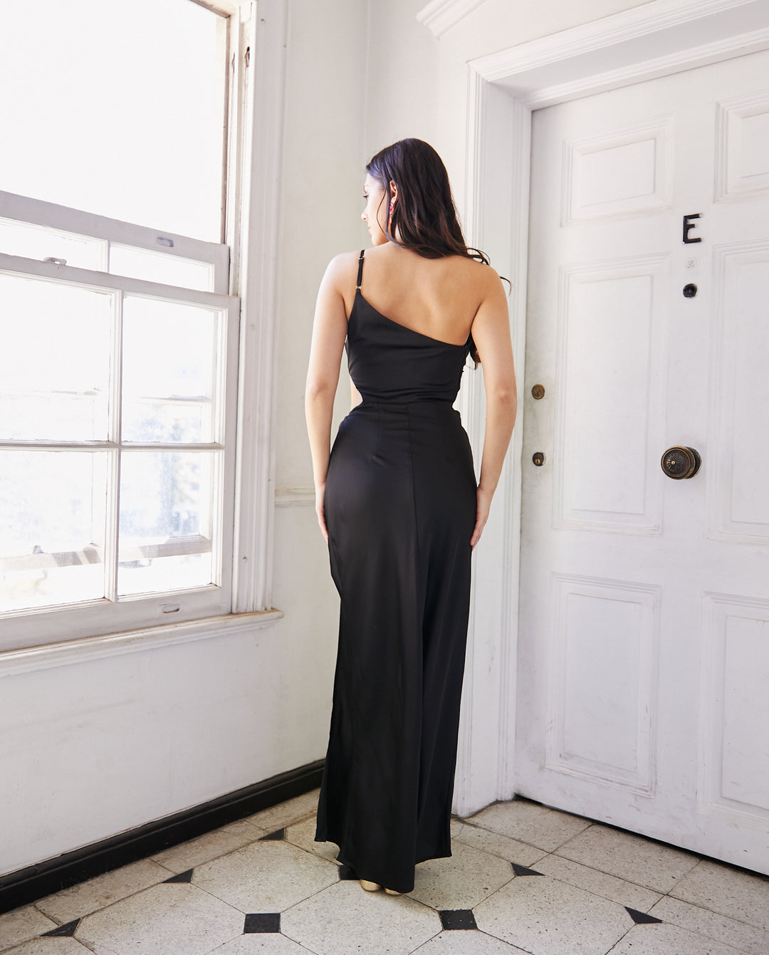 Vestido Largo de Fiesta Dubai Negro