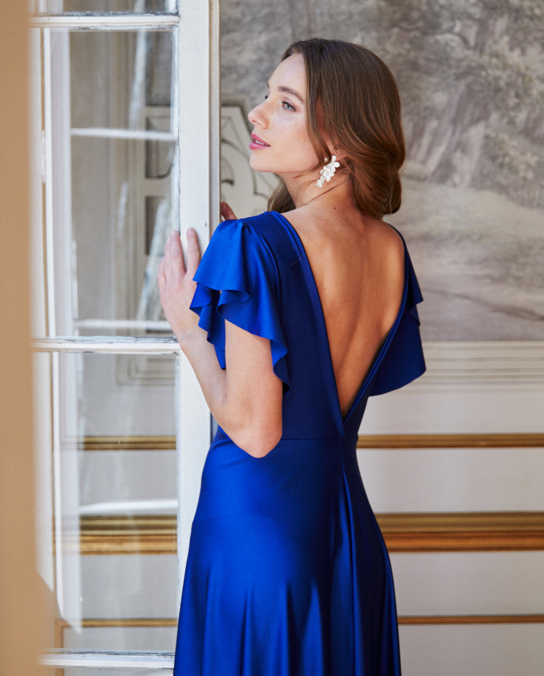 Vestido Largo de Fiesta Vane Azul Royal