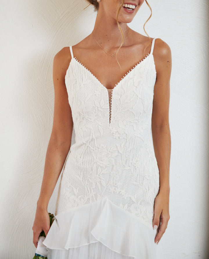 Vestido Largo de Novia Aurore Ivory