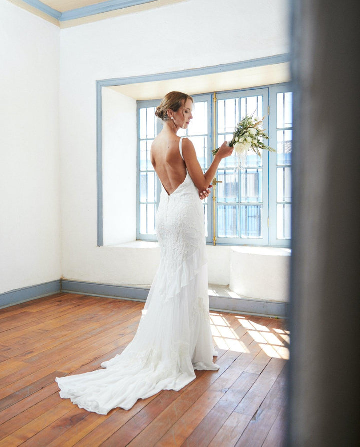 Vestido Largo de Novia Aurore Ivory
