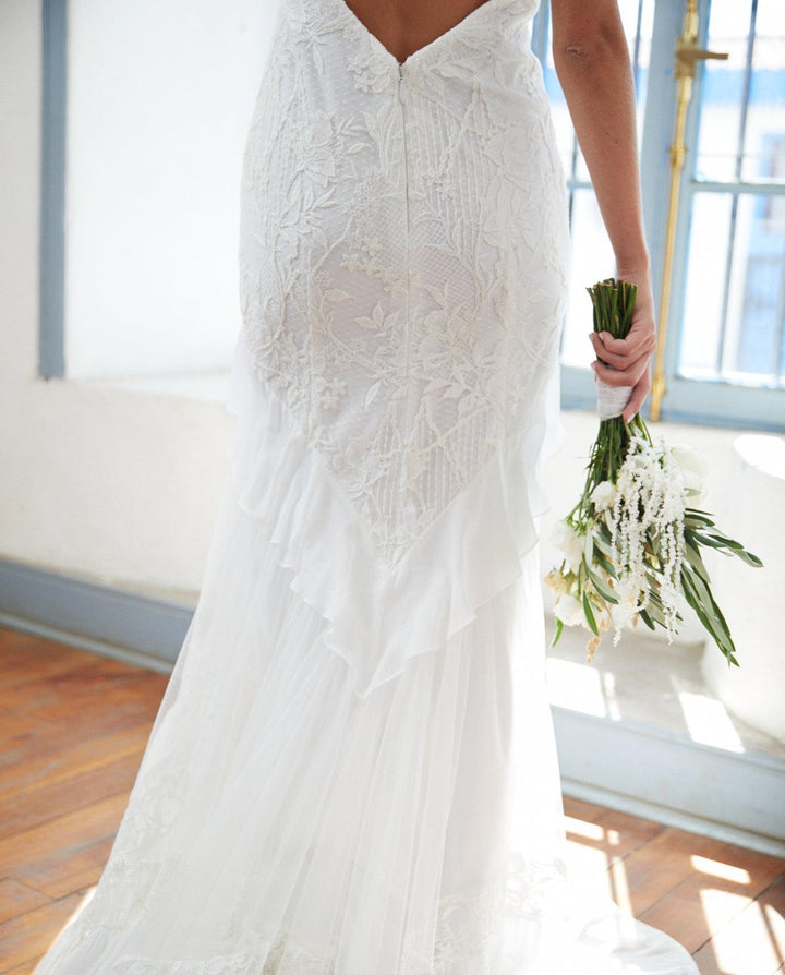 Vestido Largo de Novia Aurore Ivory