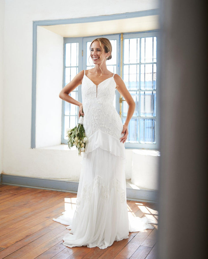 Vestido Largo de Novia Aurore Ivory