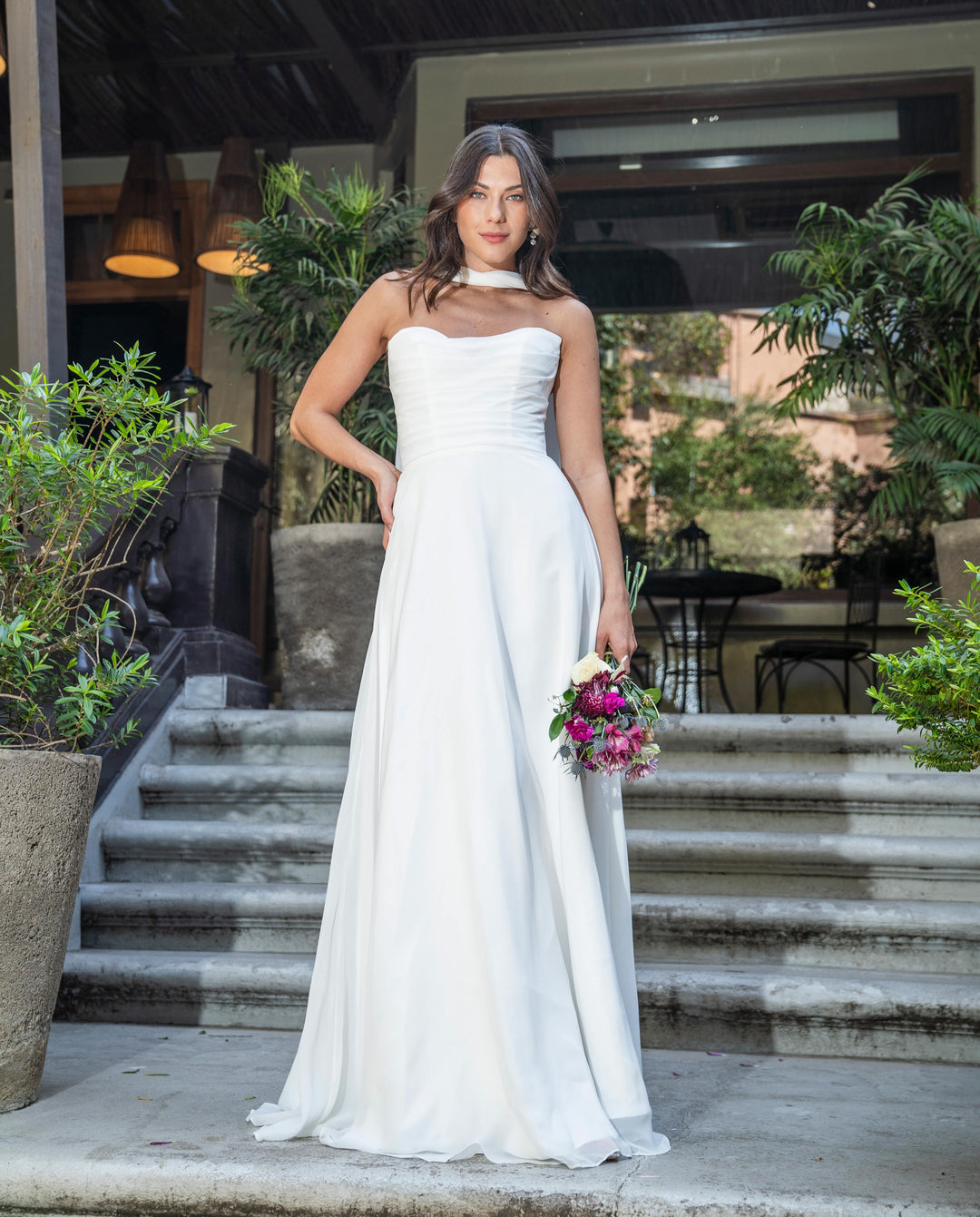 Vestido Largo de Novia Fede Ivory