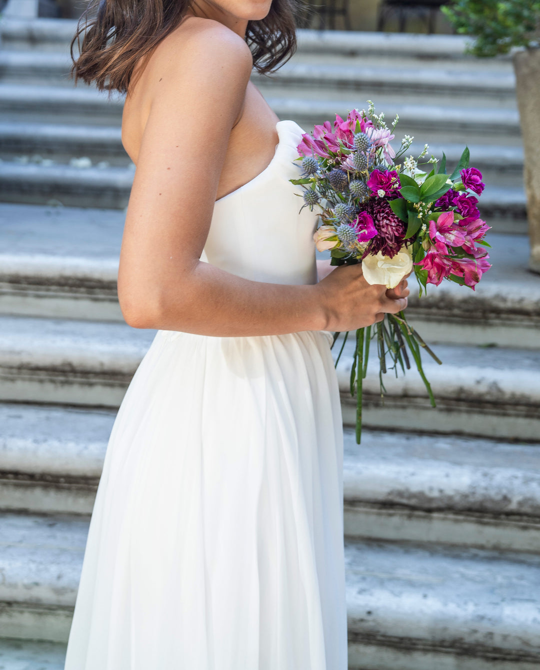 Vestido Largo de Novia Duna Ivory