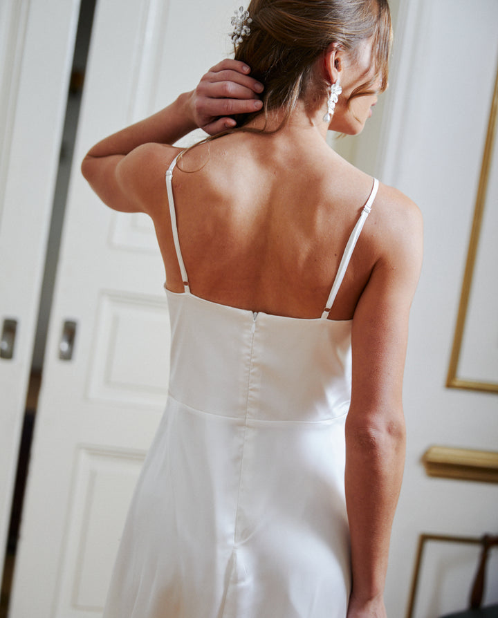 Vestido Largo de Novia Silvina Ivory