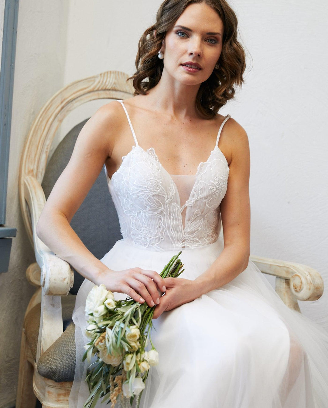 Vestido Largo de Novia Soleil Ivory