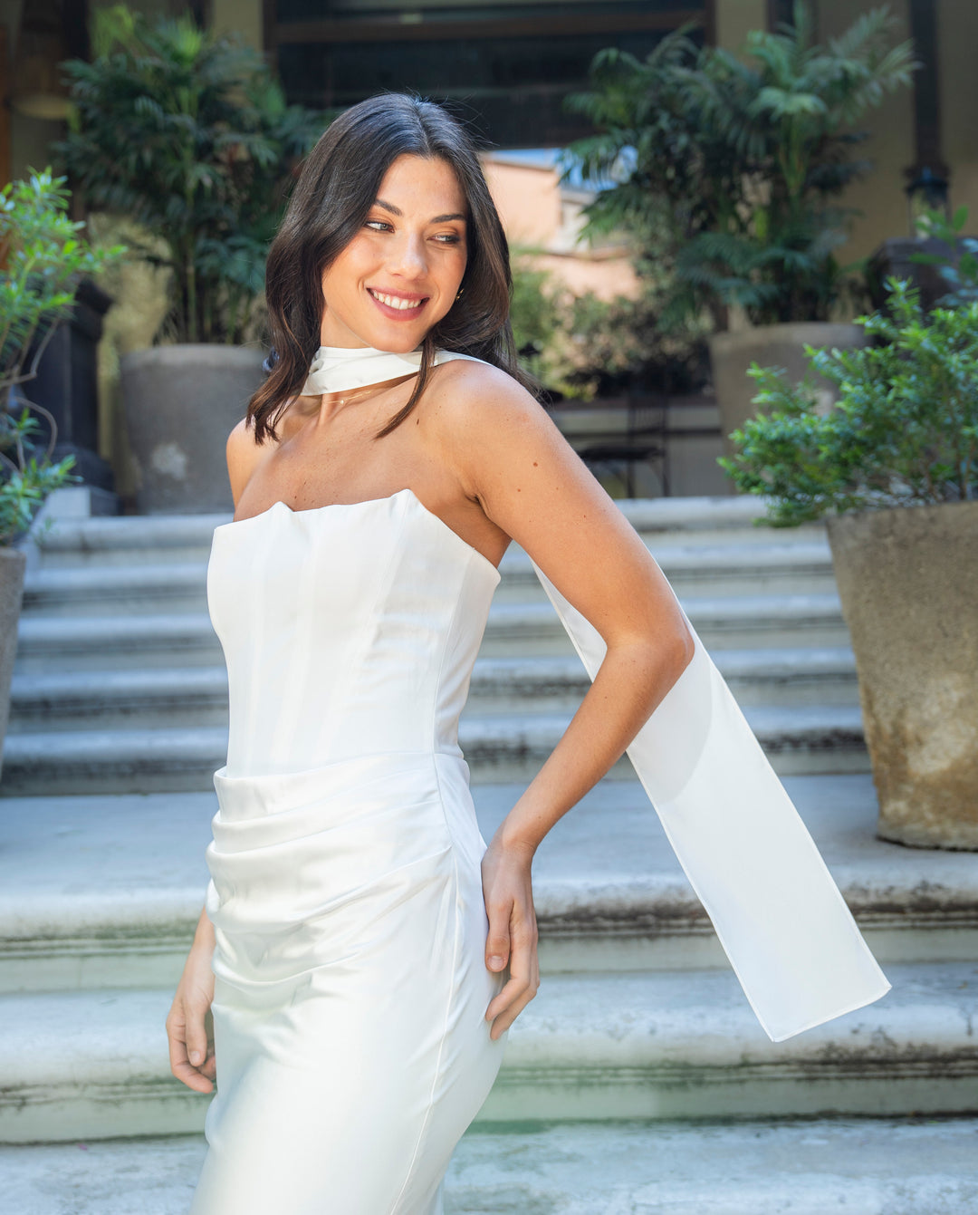 Vestido Largo de Novia Valesca Ivory