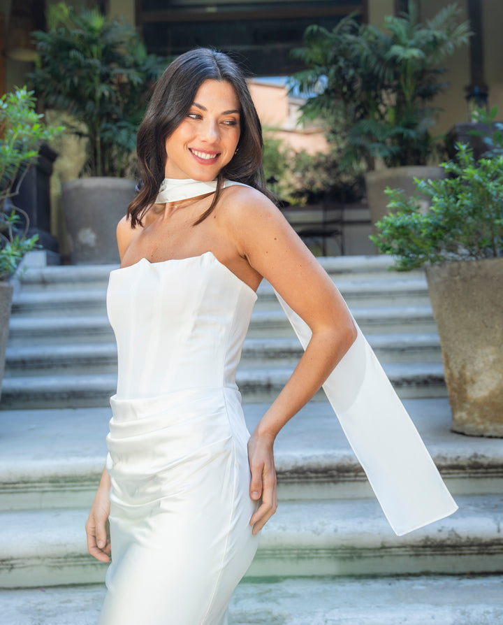 Vestido Largo de Novia Valesca Ivory