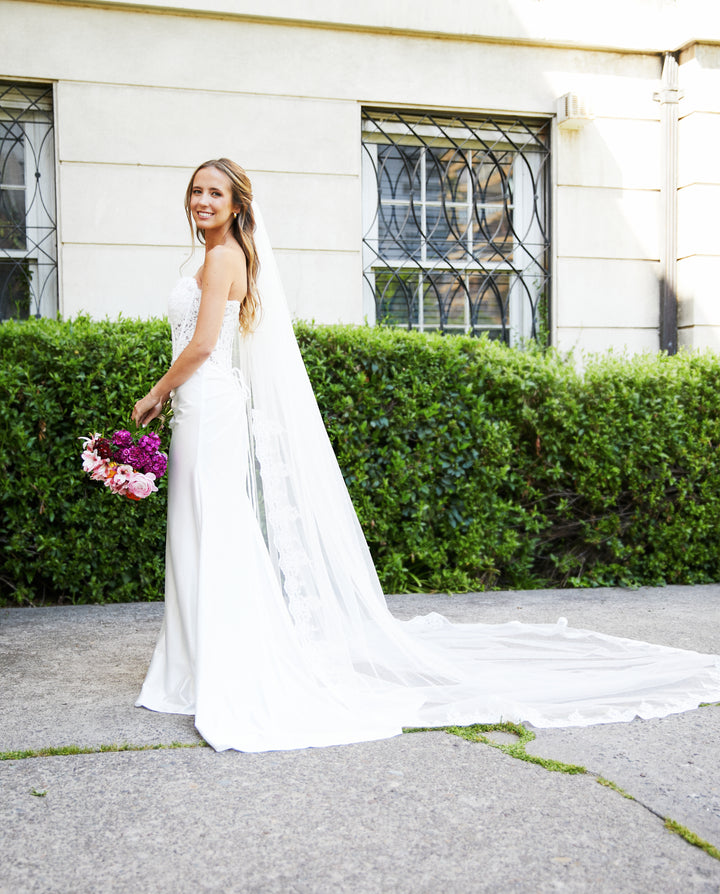 Vestido Largo de Novia Zahara Blanco