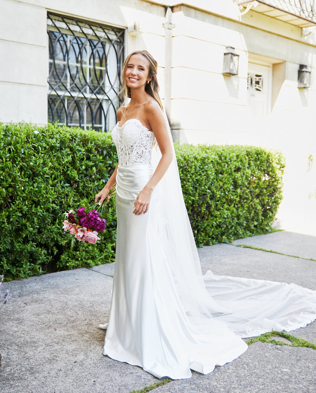 Vestido Largo de Novia Zahara Blanco