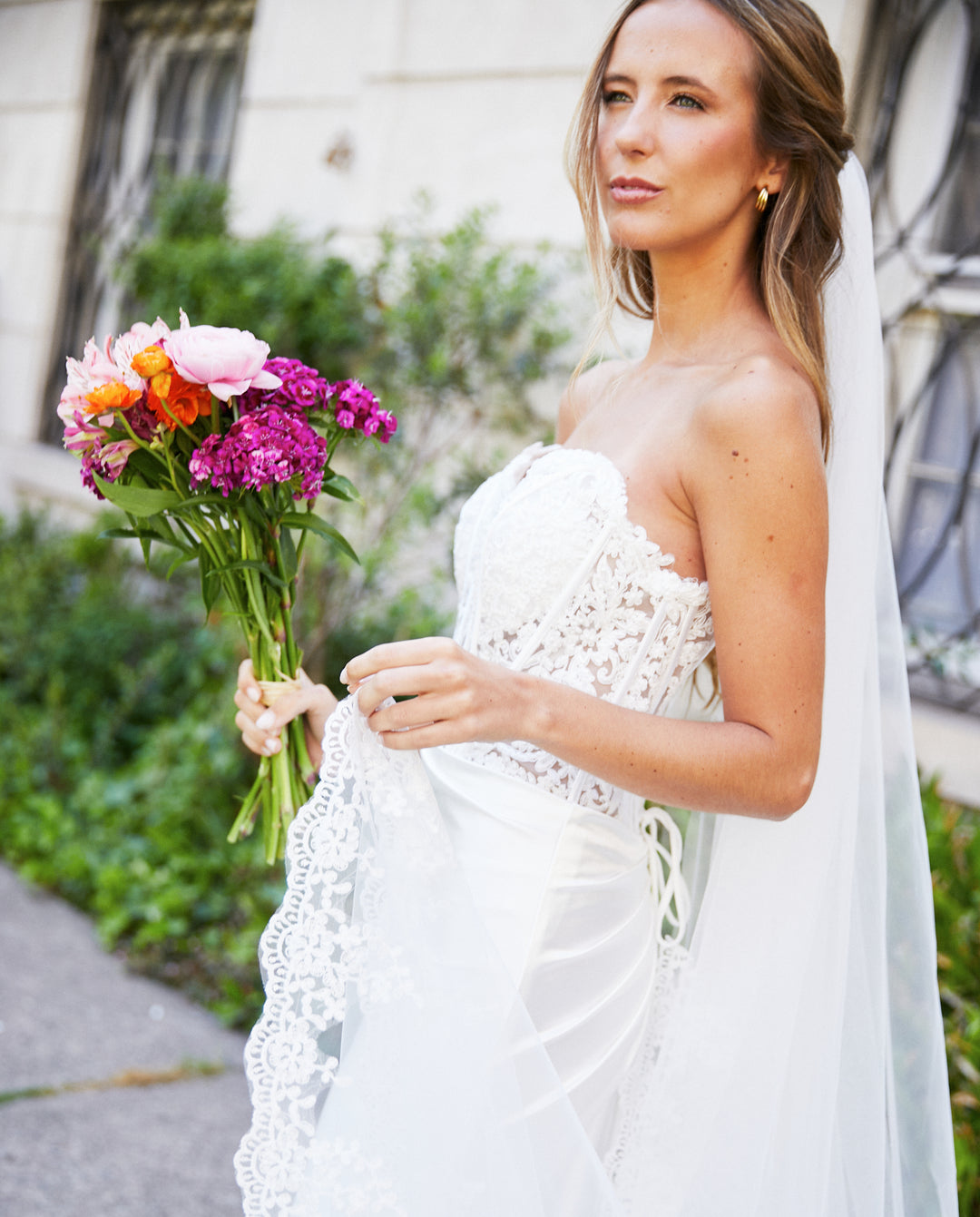 Vestido Largo de Novia Zahara Blanco
