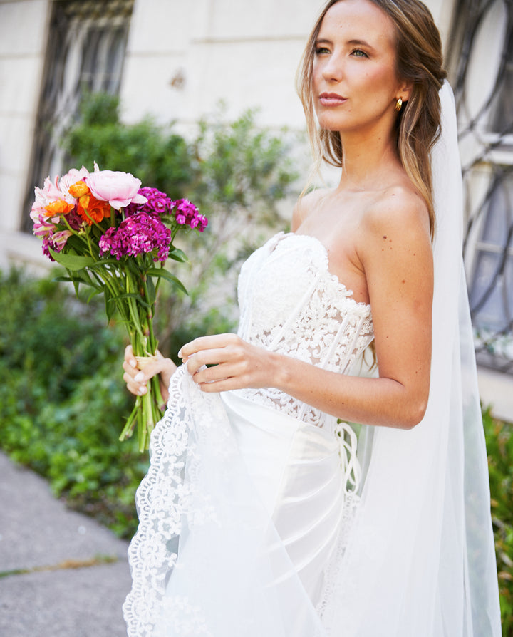 Vestido Largo de Novia Zahara Blanco
