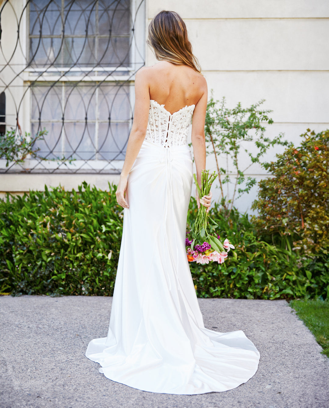 Vestido Largo de Novia Zahara Blanco