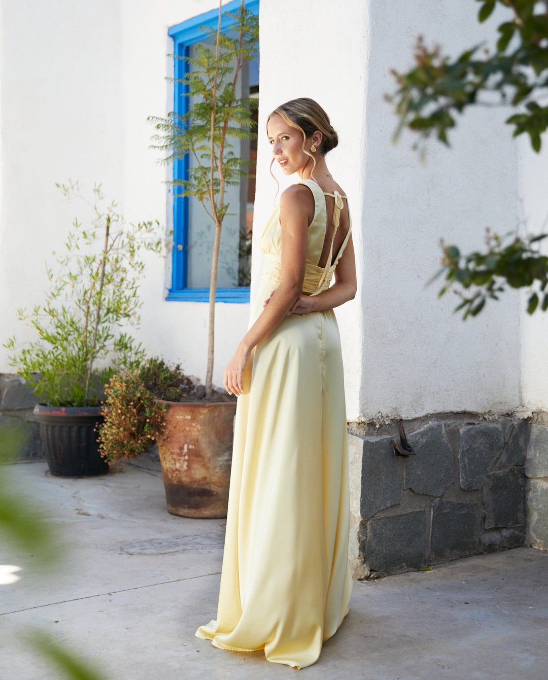 Vestido Largo de Fiesta Isabel Amarillo