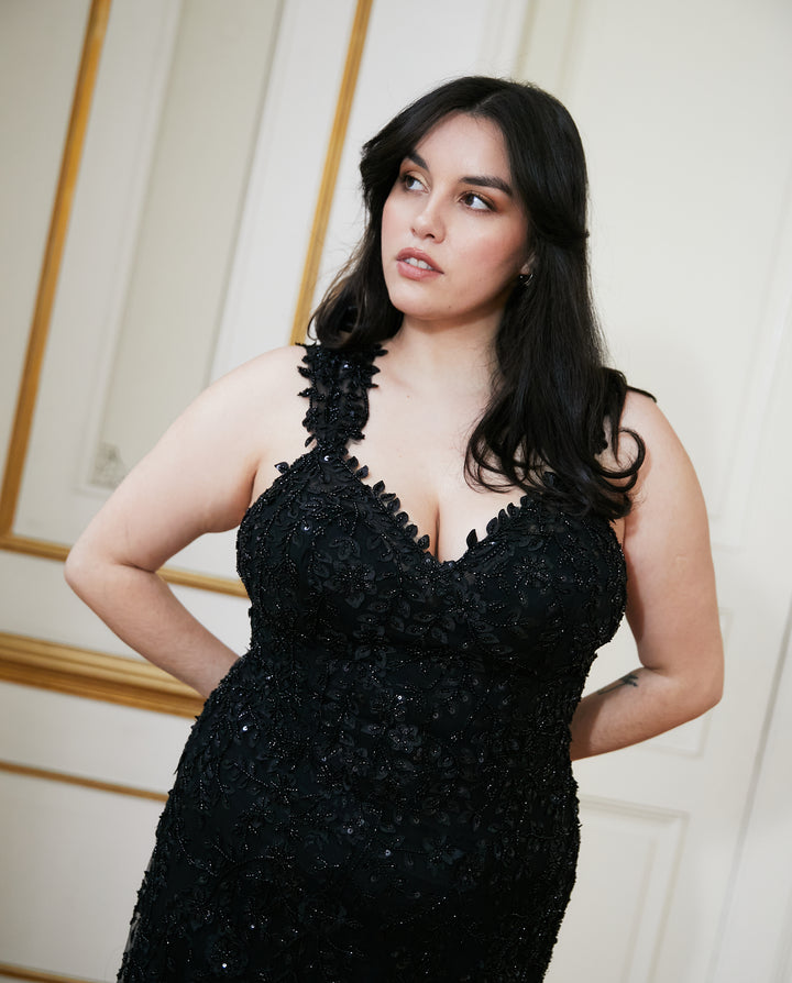Vestido Largo de Fiesta Julia Negro