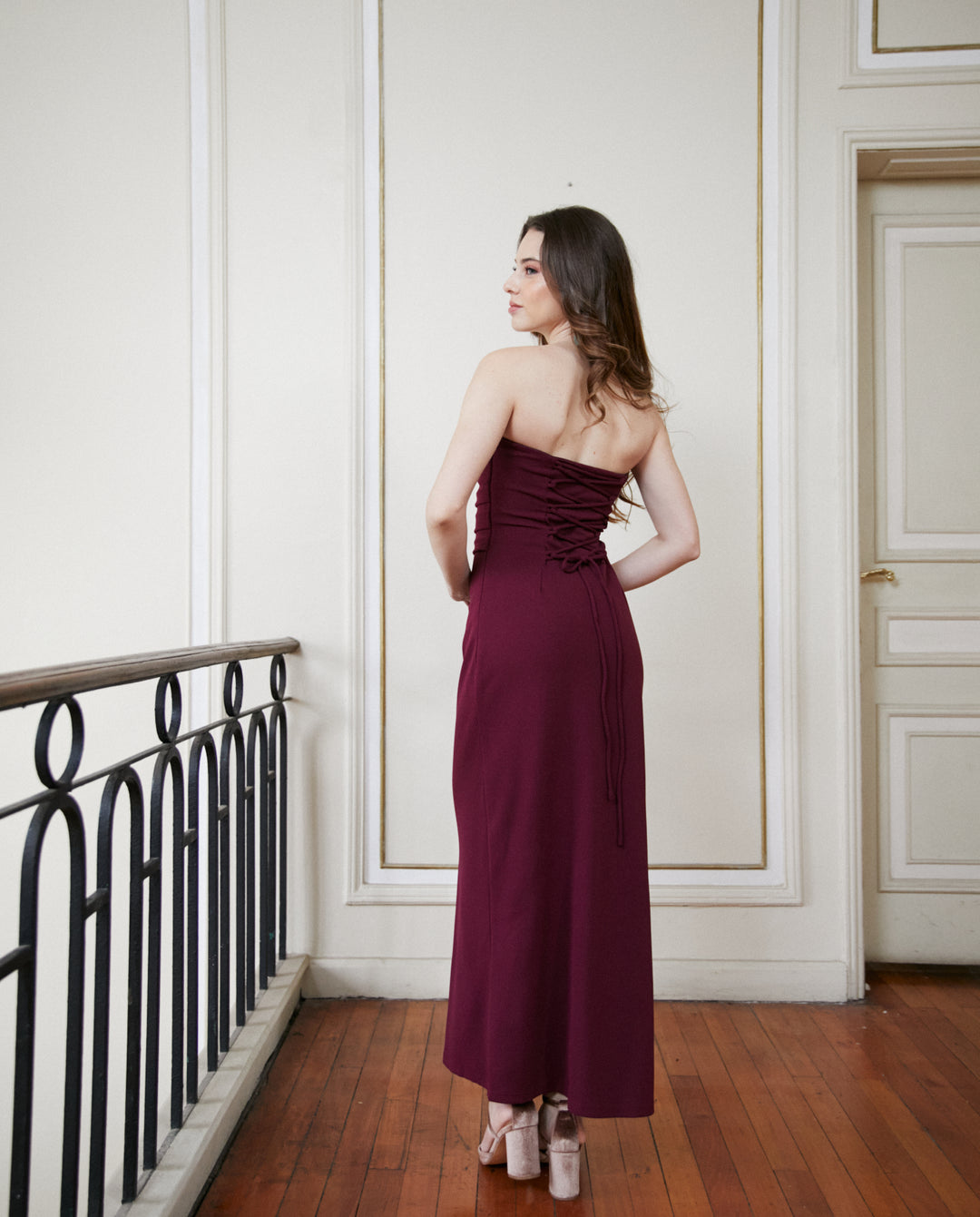 Vestido Largo de Fiesta Marta Burdeo