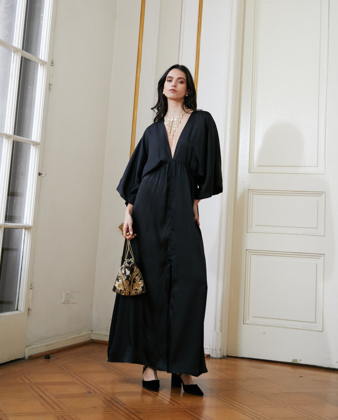 Bolso Saco Indio Nirali Negro