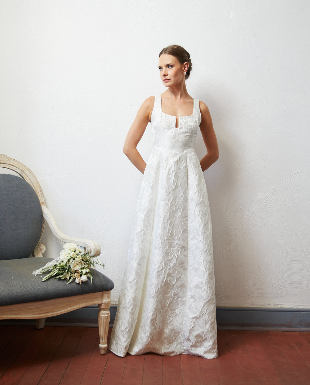 Vestido Largo de Novia Albana Ivory