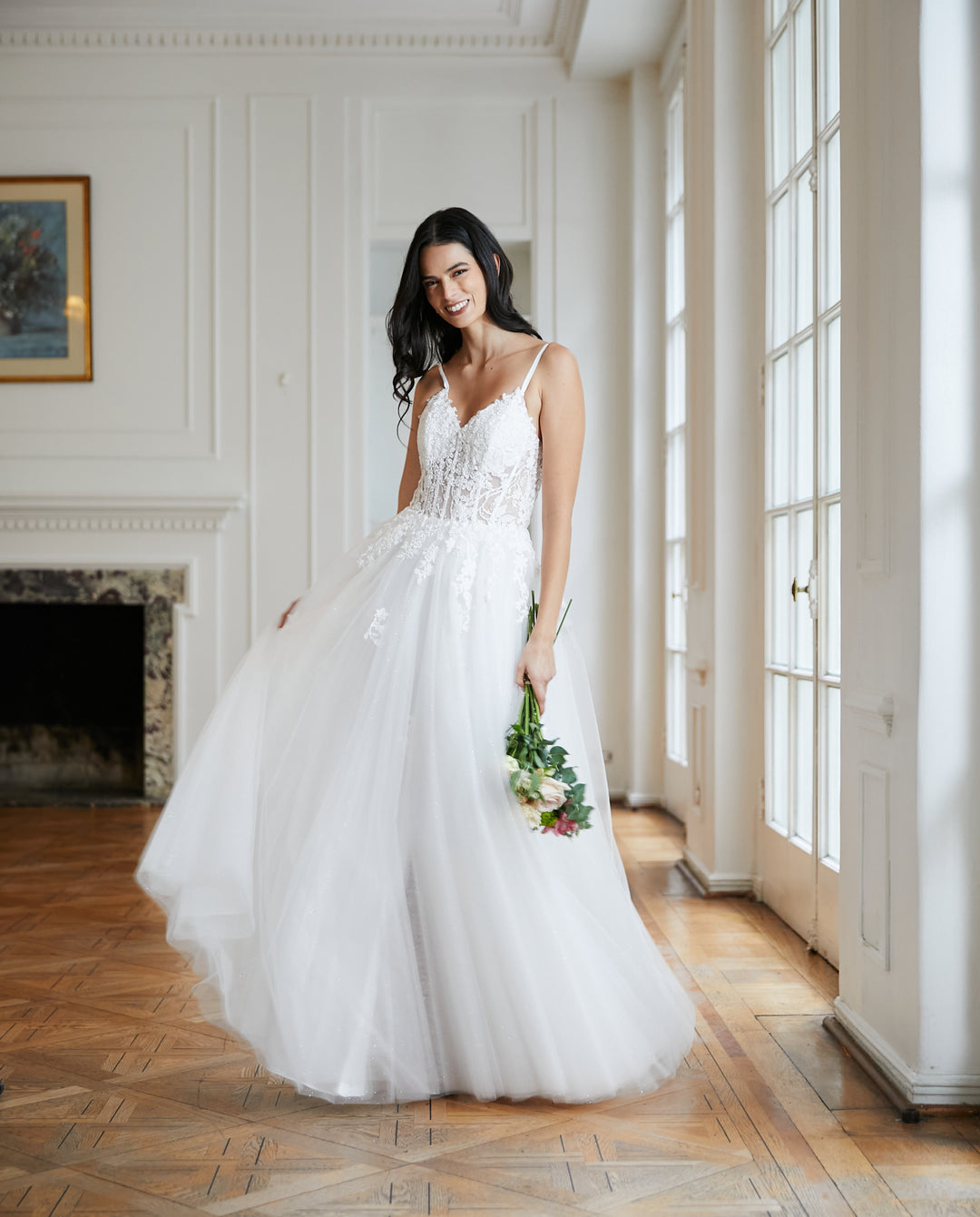 Vestido Largo de Novia Ambar Ivory