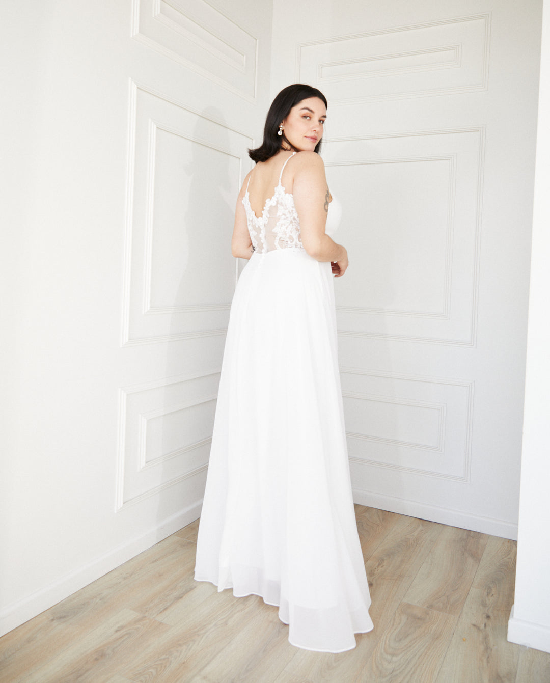 VESTIDO LARGO ARIA IVORY