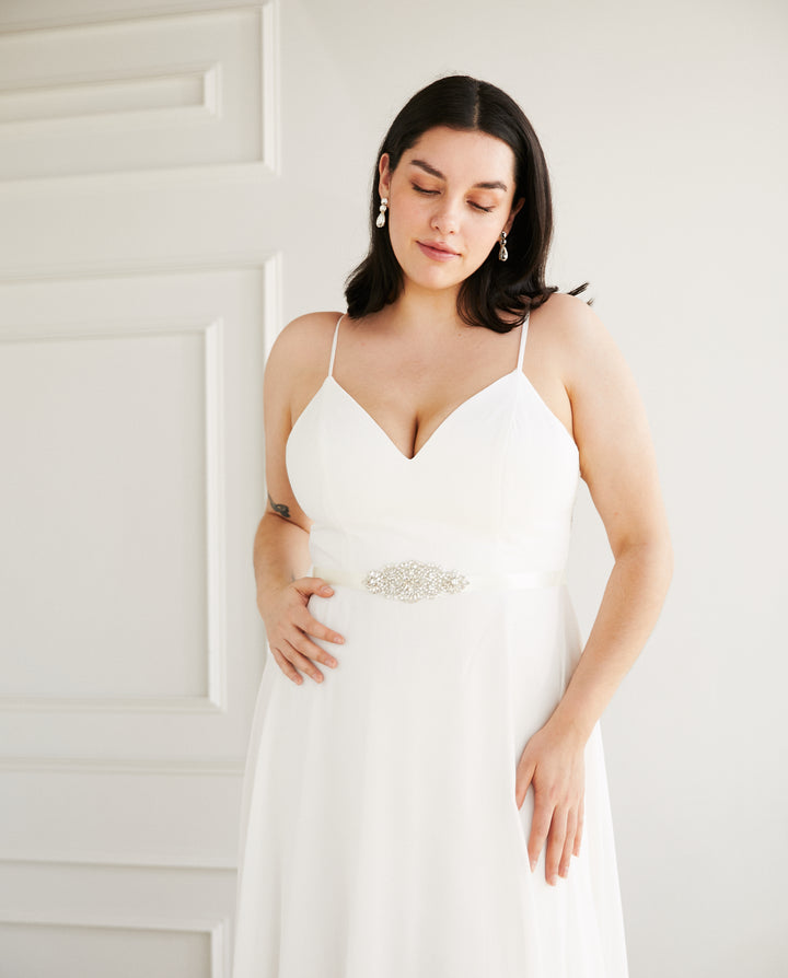 VESTIDO LARGO ARIA IVORY