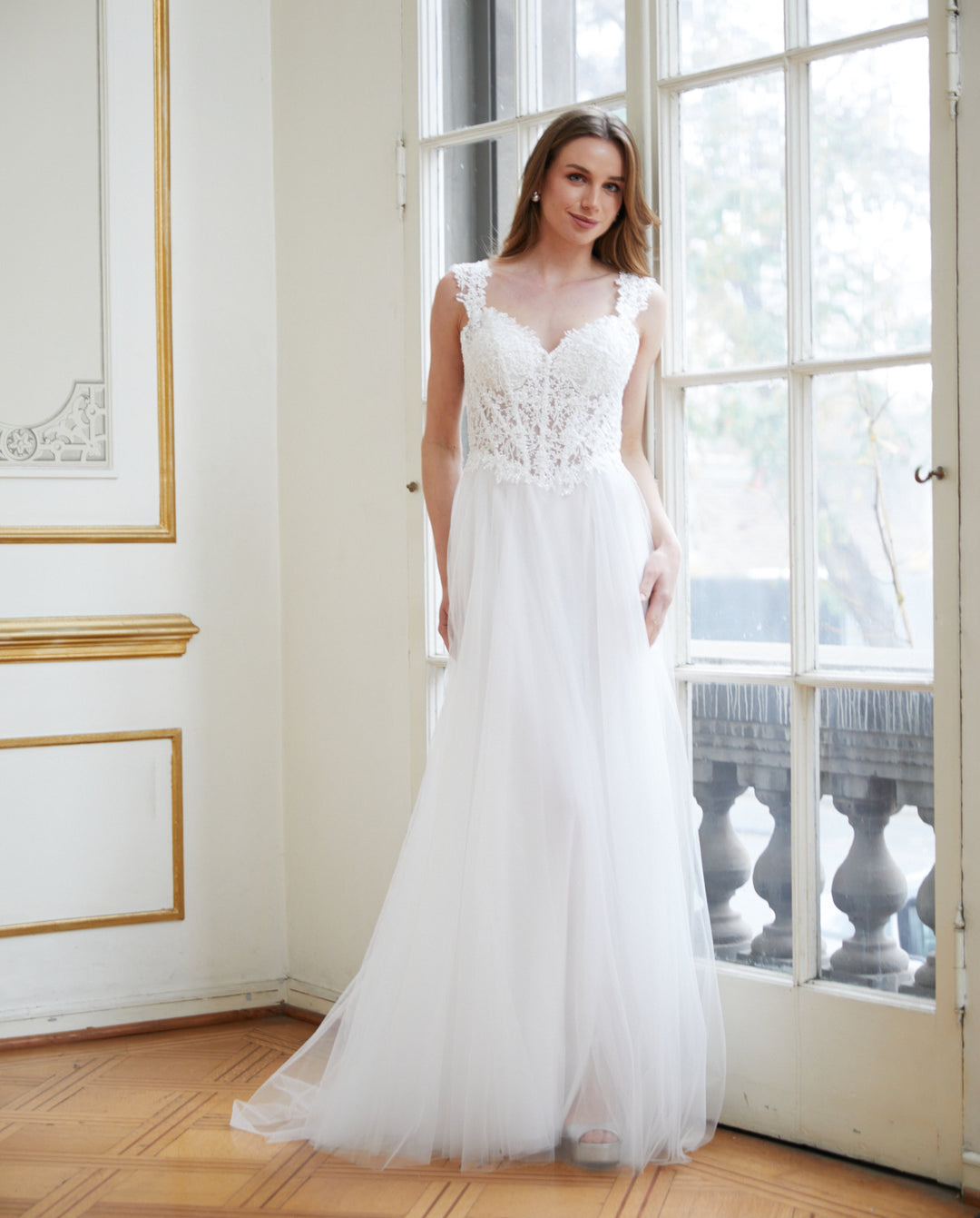 Vestido Largo de Novia Beatrice Blanco