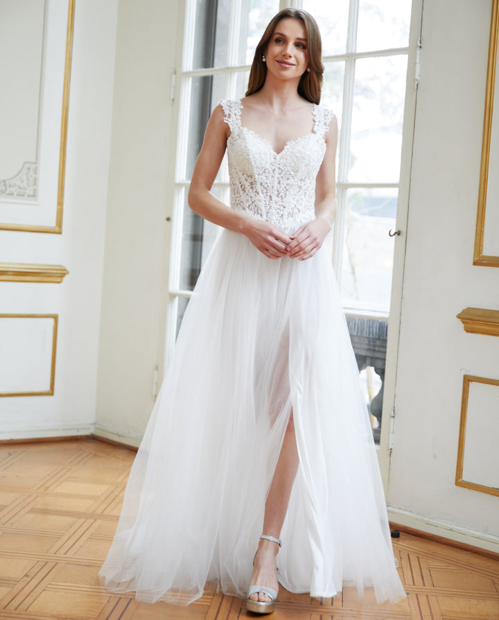 Vestido Largo de Novia Beatrice Blanco