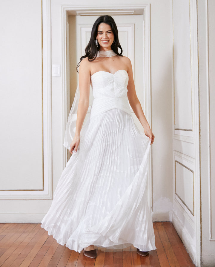 Vestido Largo de Novia Cala Blanco