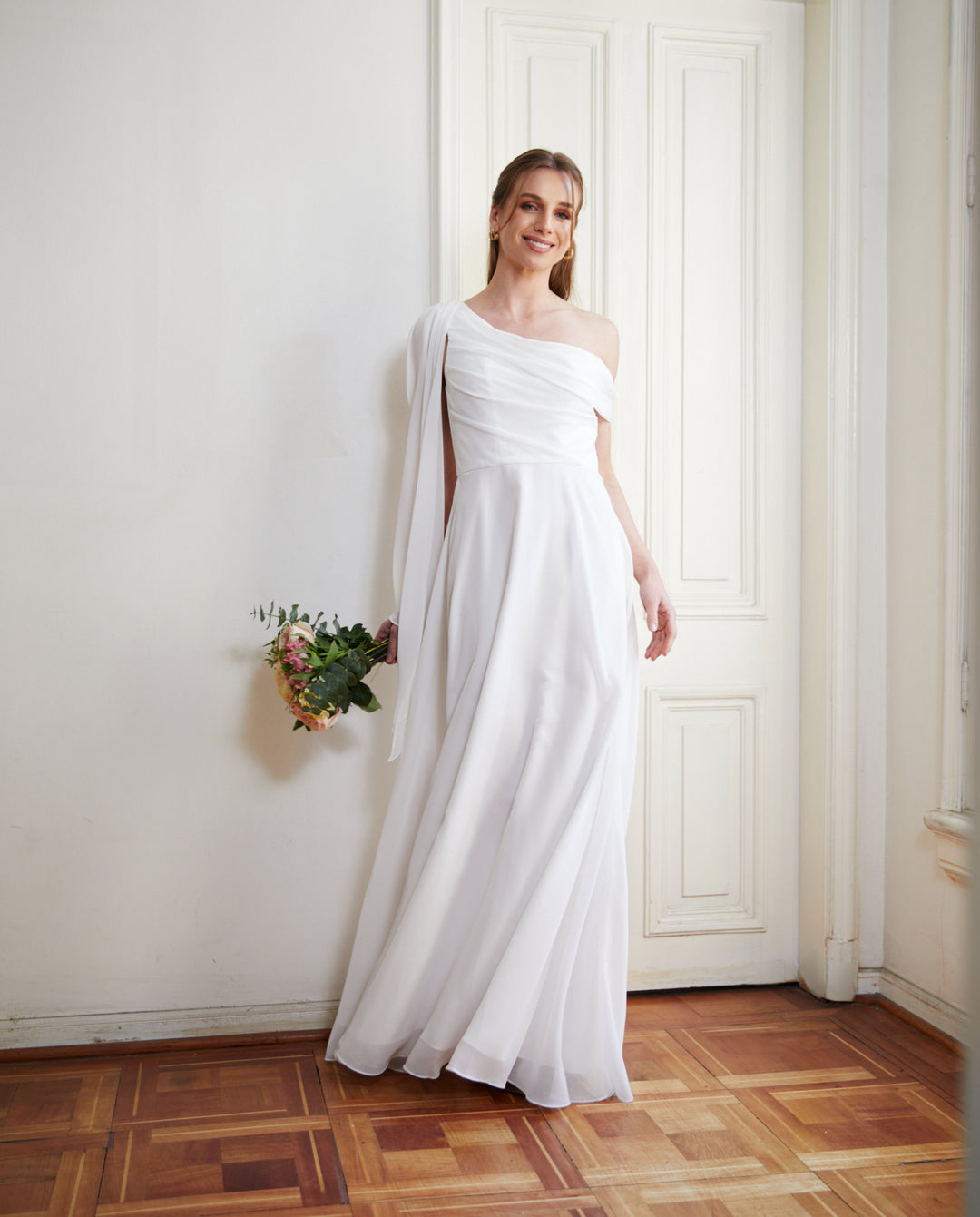 Vestido Largo de Novia Celine Blanco