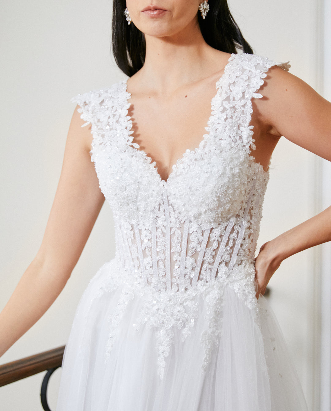 Vestido Largo de Novia Clarissa Blanco