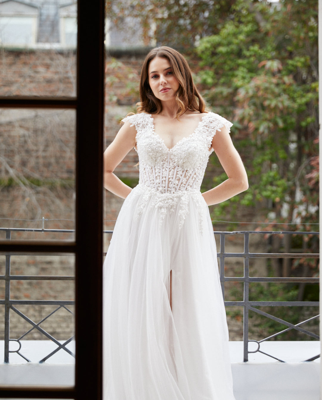 Vestido Largo de Novia Clarissa Blanco