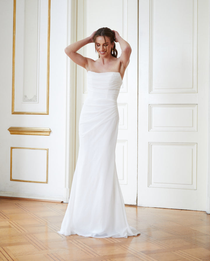 Vestido Largo de Novia Cloe Ivory
