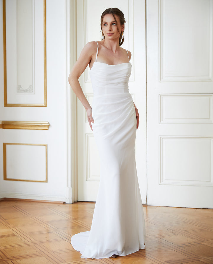 Vestido Largo de Novia Cloe Ivory