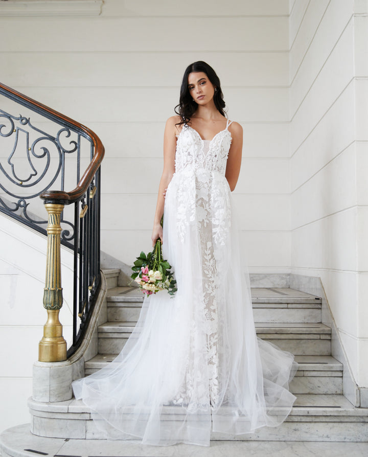 Vestido Largo de Novia Elise
