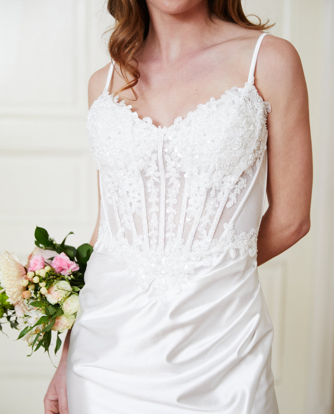 Vestido Largo de Novia Filippa Blanco
