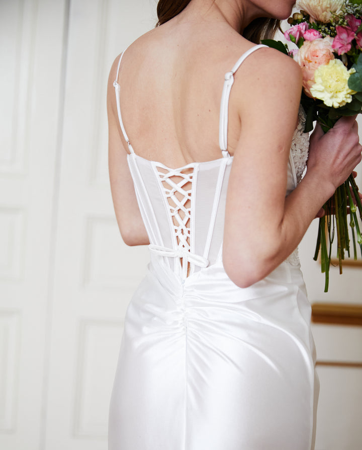 Vestido Largo de Novia Filippa Blanco