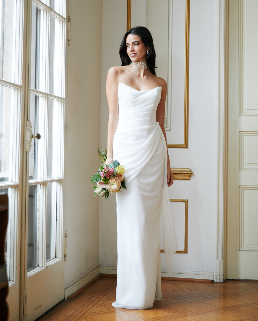 Vestido Largo de Novia Juliette Ivory