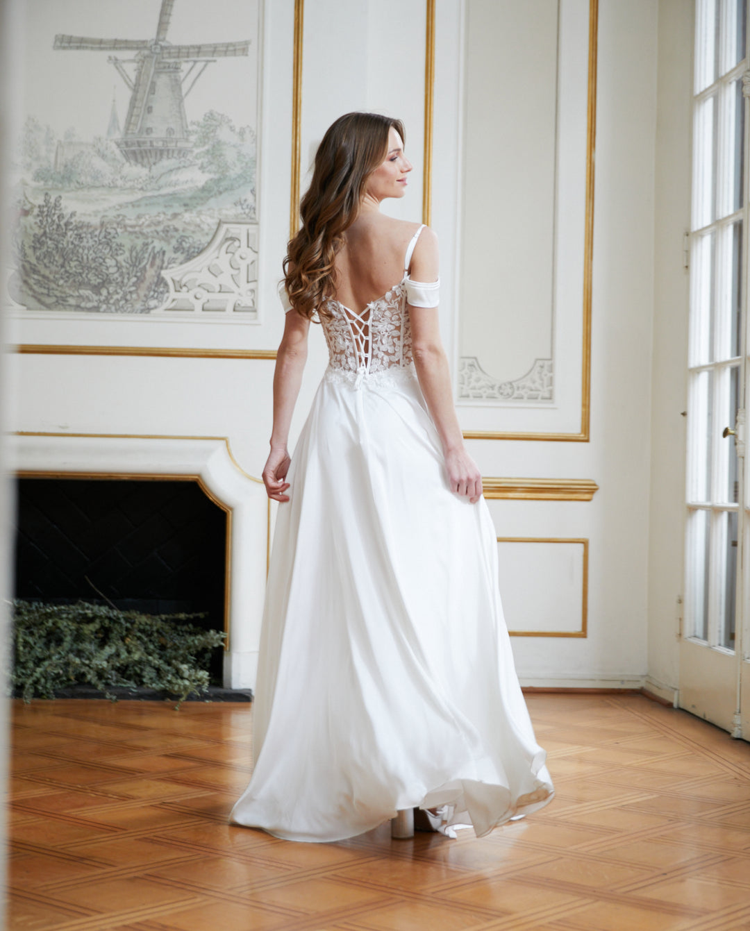 Vestido Largo de Novia Lucca Blanco
