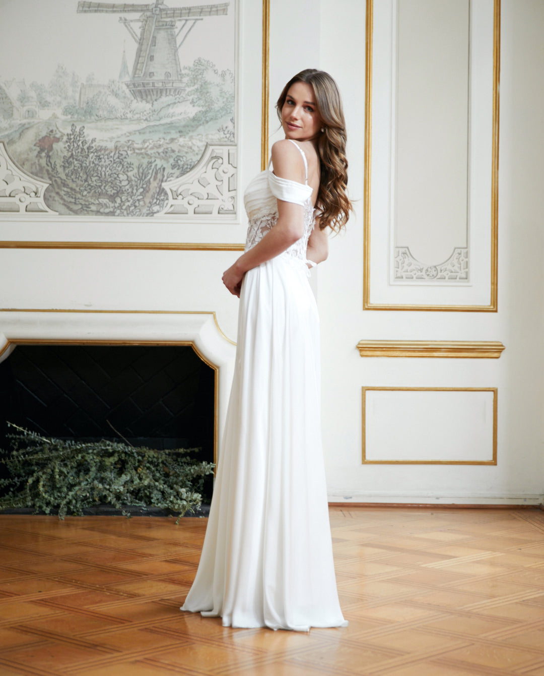 Vestido Largo de Novia Lucca Blanco