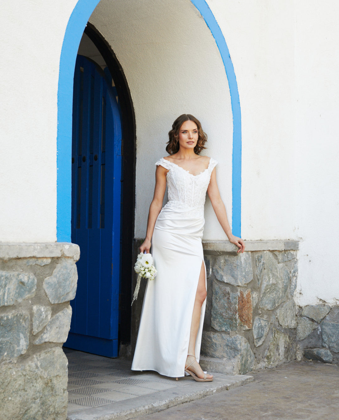 Vestido Largo de Novia Mai Blanco