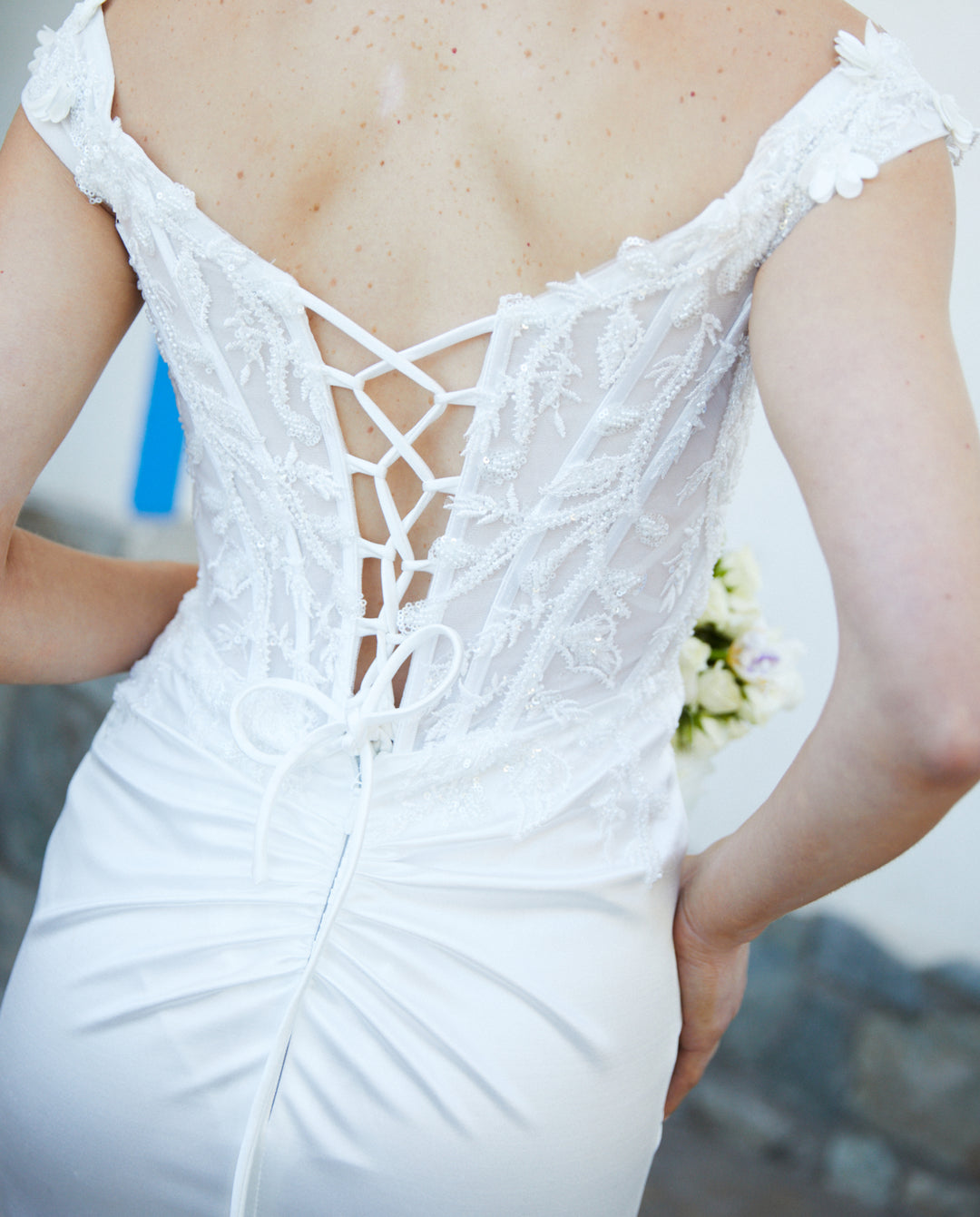 Vestido Largo de Novia Mai Blanco