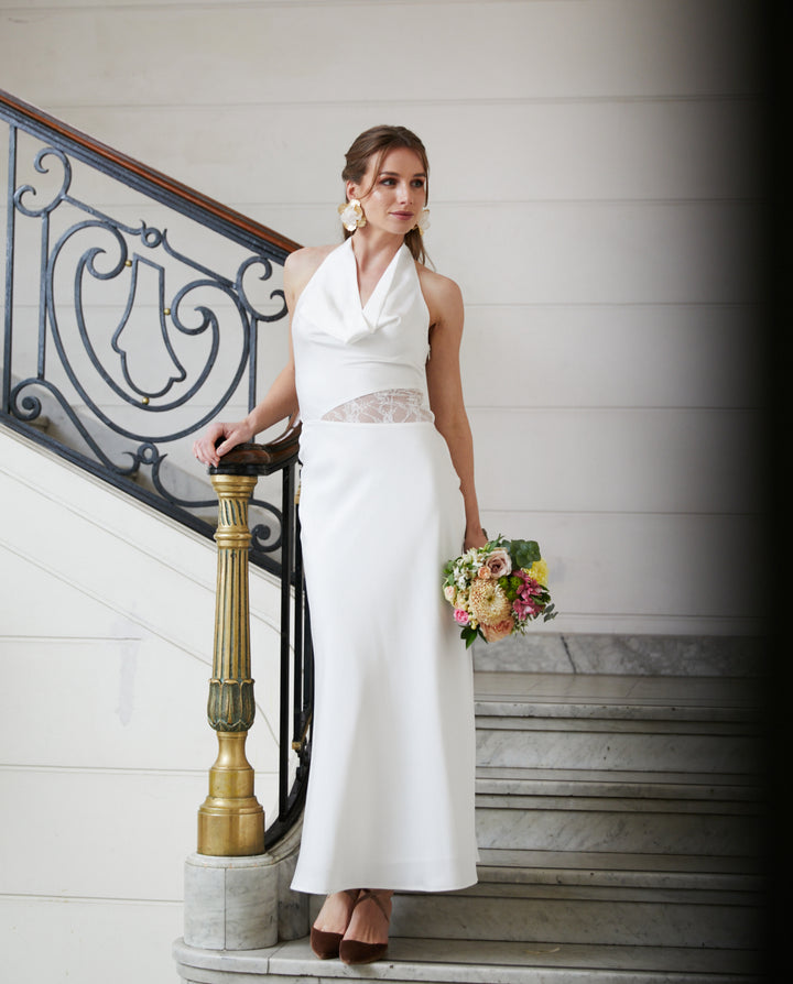 Vestido Largo de Novia Matilde Blanco