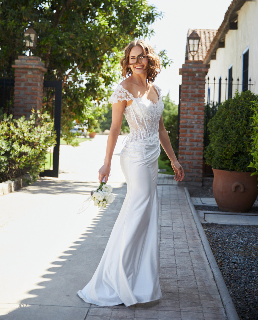 Vestido Largo de Novia Mika Blanco