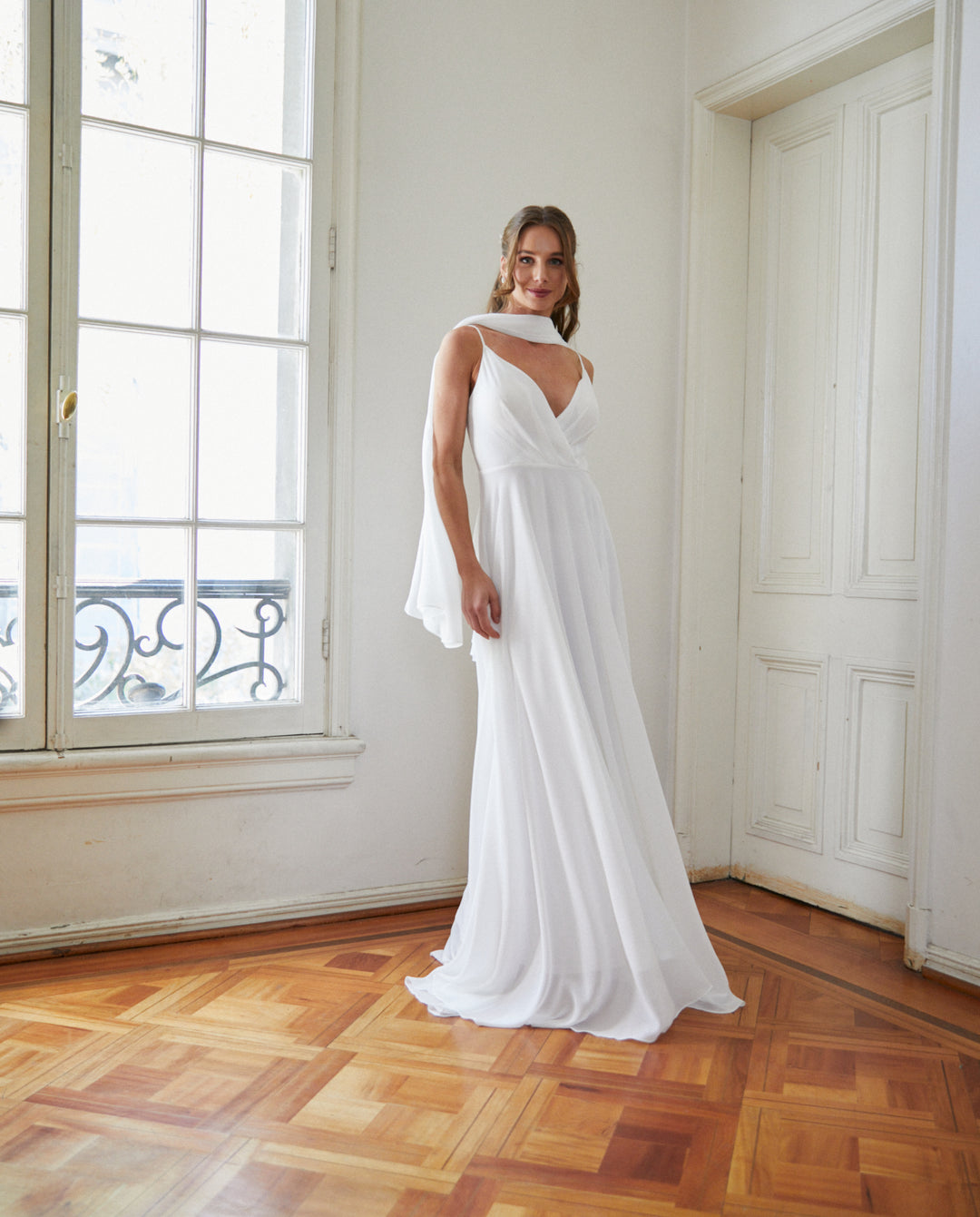 VESTIDO LARGO MILA IVORY