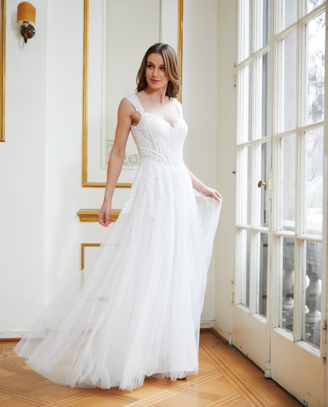 Vestido Largo de Novia Parma Blanco