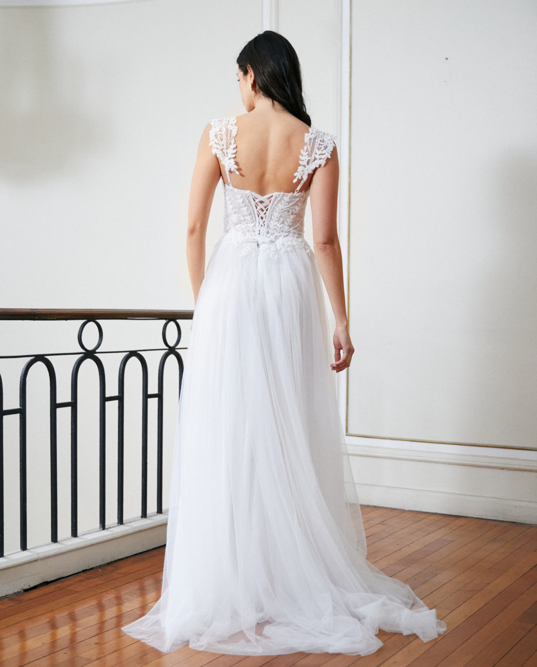 Vestido Largo de Novia Rebecca Blanco