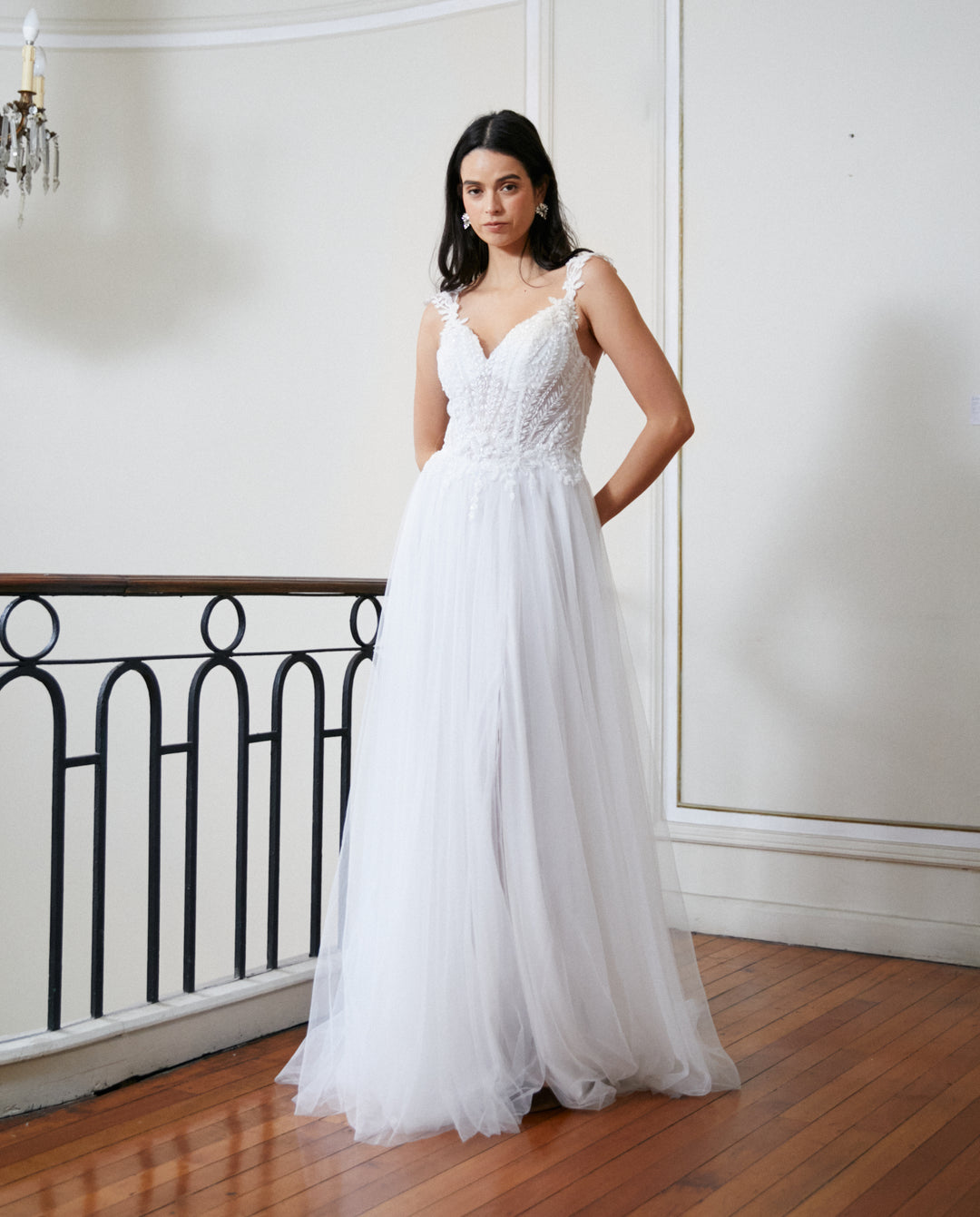Vestido Largo de Novia Rebecca Blanco