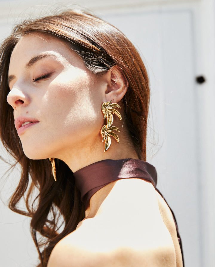 Vestido Largo de Fiesta Joaquina Chocolate