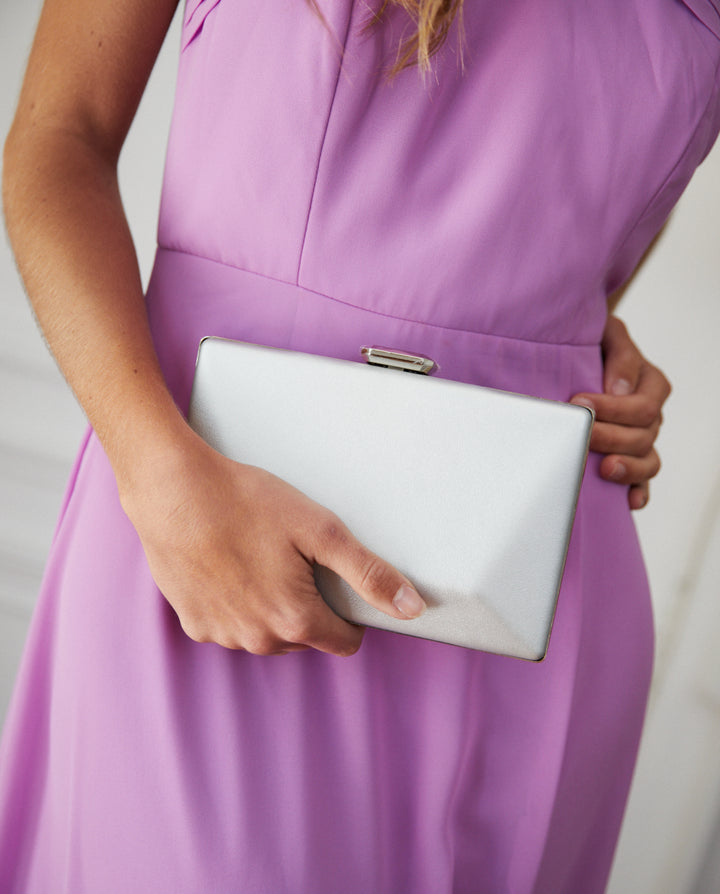 Vestido Largo de Fiesta Elisa Halter Lila