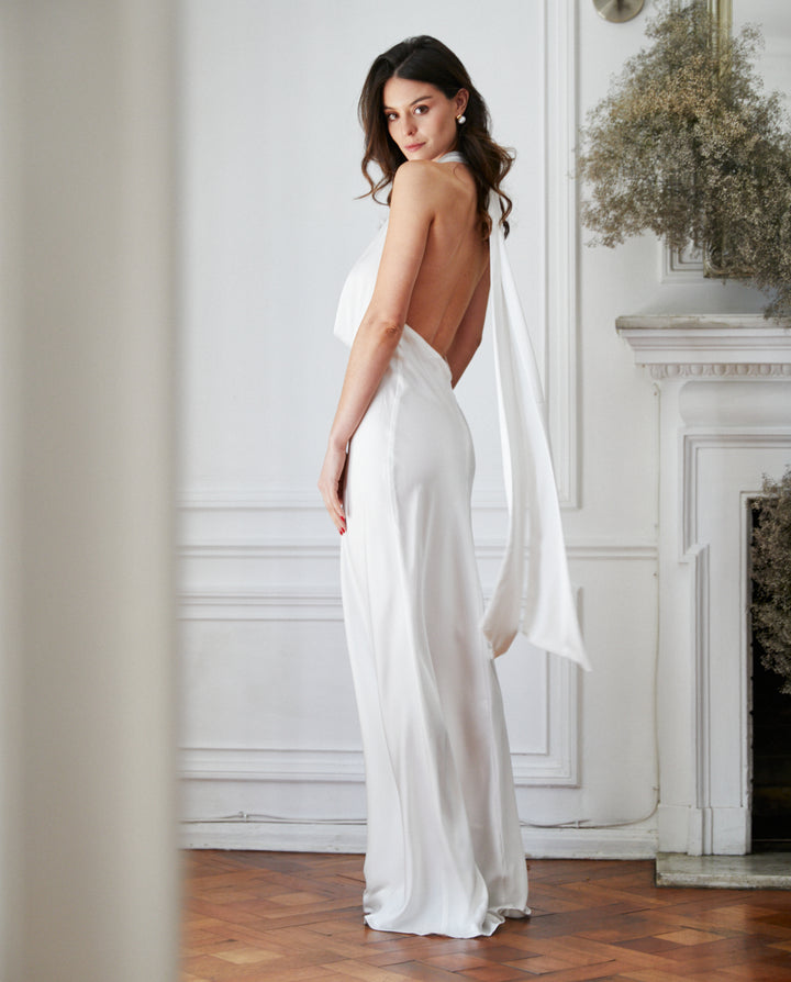 Vestido Largo de Novia Budapest Blanco